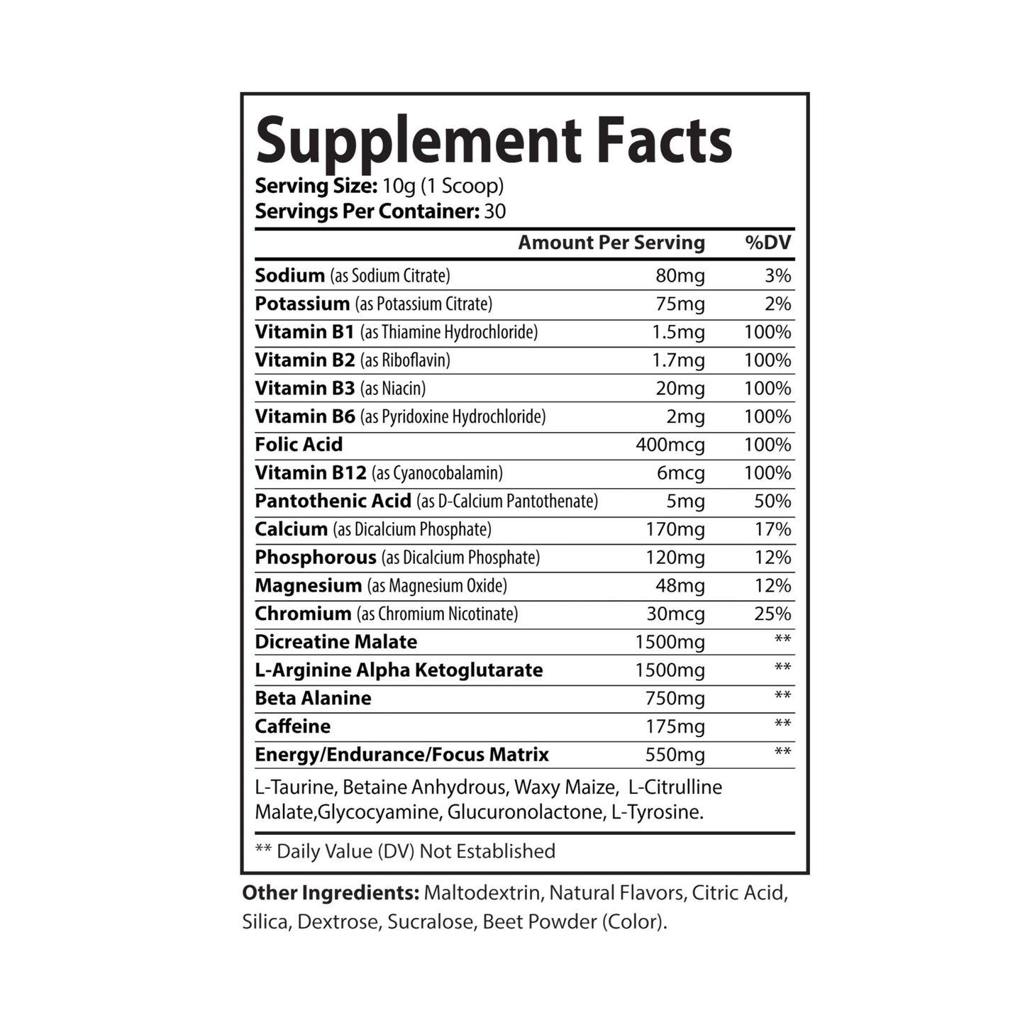 Fuel House Watermelon Pre-Workout – Clean Energy & Endurance Boost